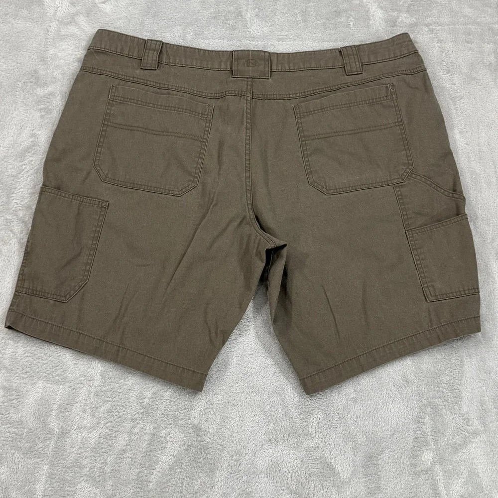 Noble Outfitters Shorts Mens 42 Brown Canvas Carpenter Stretch Work‎ 10